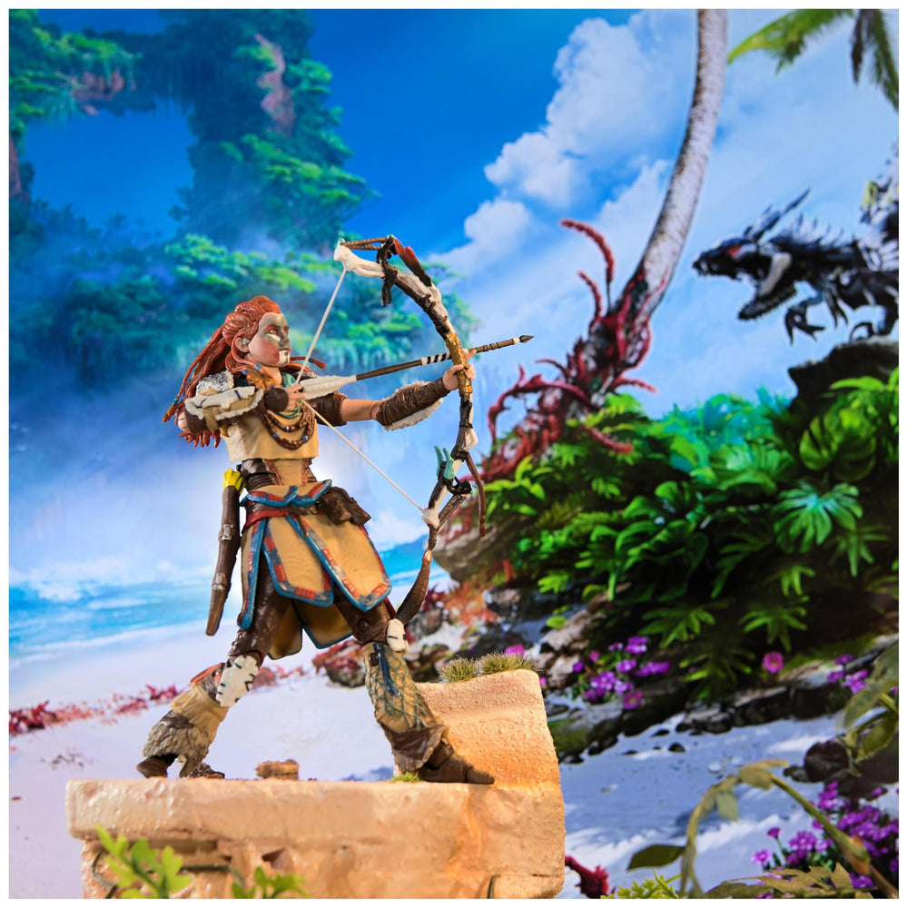 Aloy 6-inch poseability enabling dynamic display arrangements.