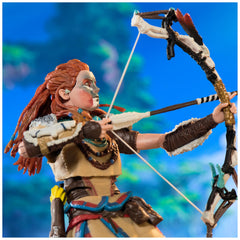 Aloy face plates collection showing varied expressions for dynamic scenes.