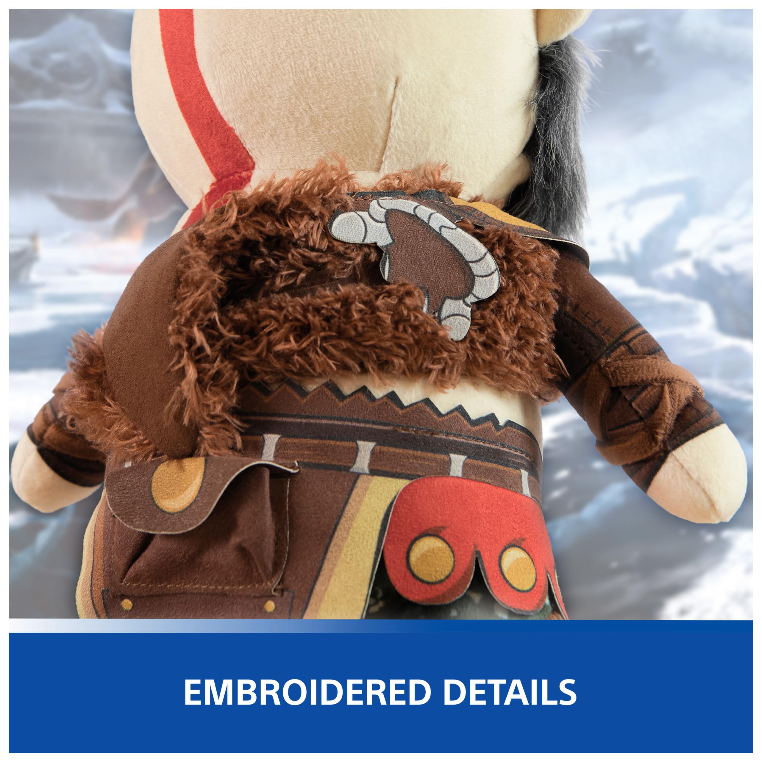 PlayStation Kratos collector plush gift-ready packaging for gifting
