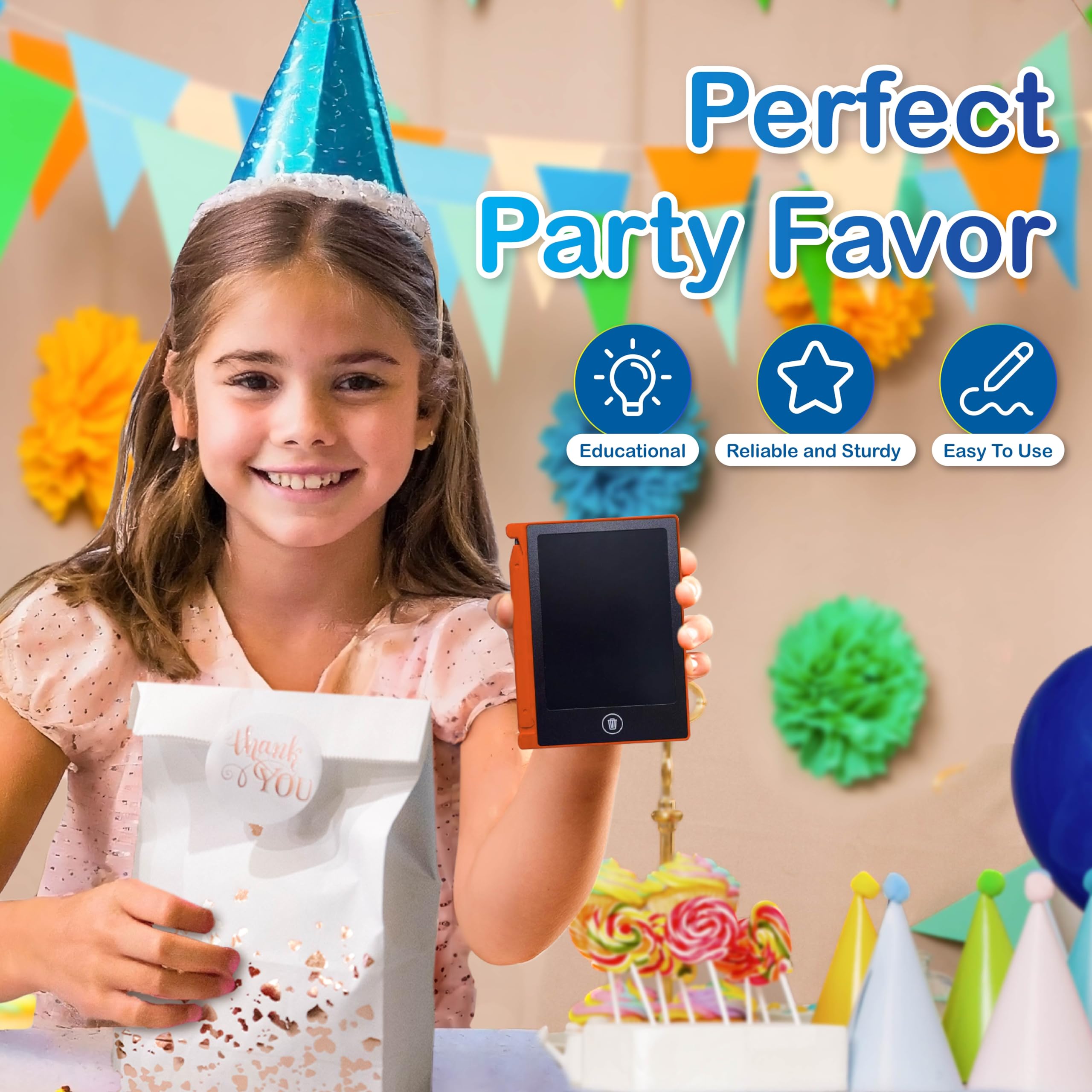 Playtapus 12-pack box shows color variety, perfect party favors for kids.