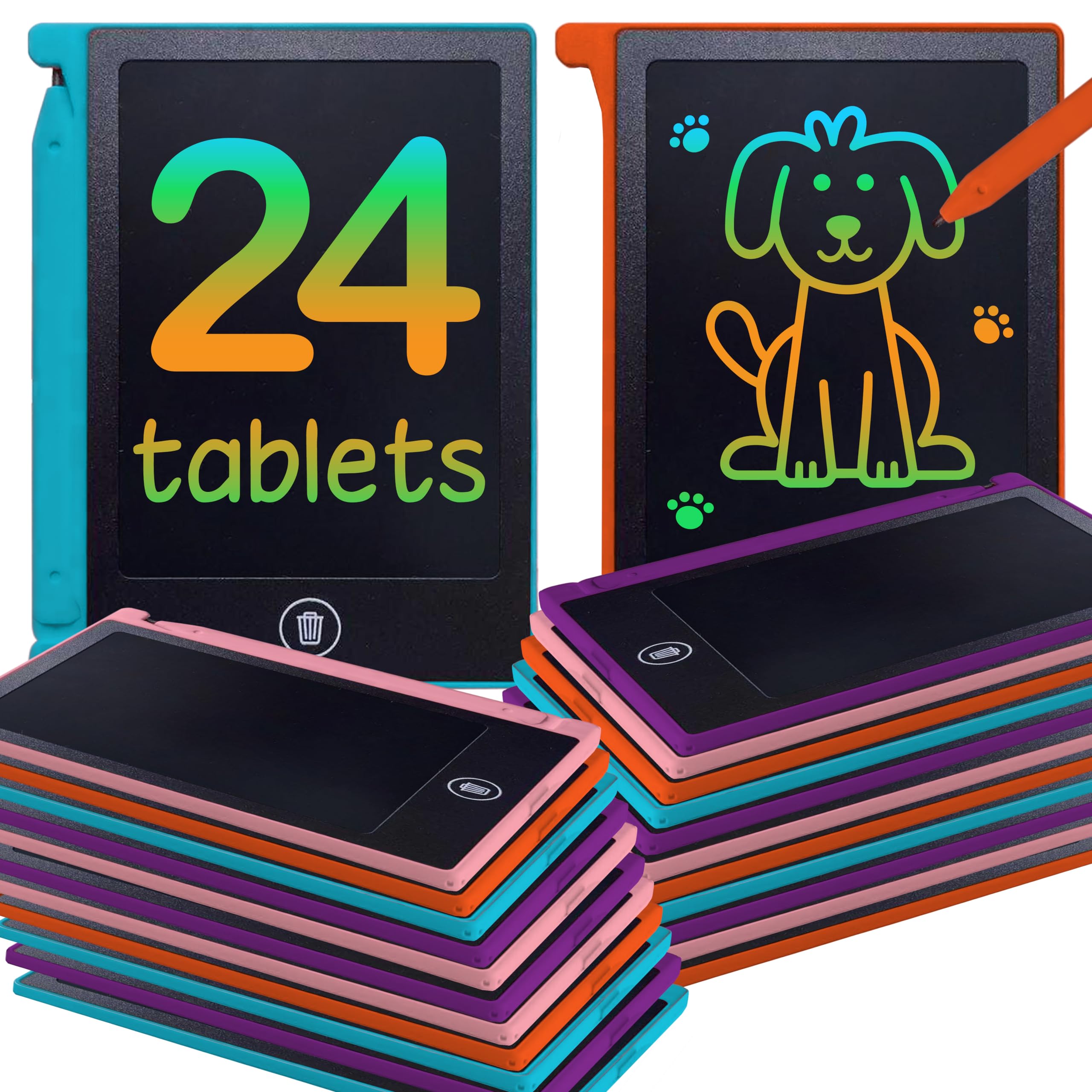 Playtapus mini LCD tablet in a party favor pack, ideal for classroom gifts and goodie bags.