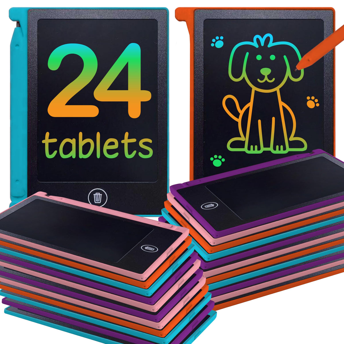 Playtapus mini LCD tablet in a party favor pack, ideal for classroom gifts and goodie bags.