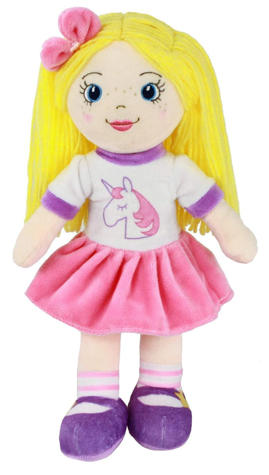 Playtime by Eimmie 14-inch doll with a soft body for easy hugging.