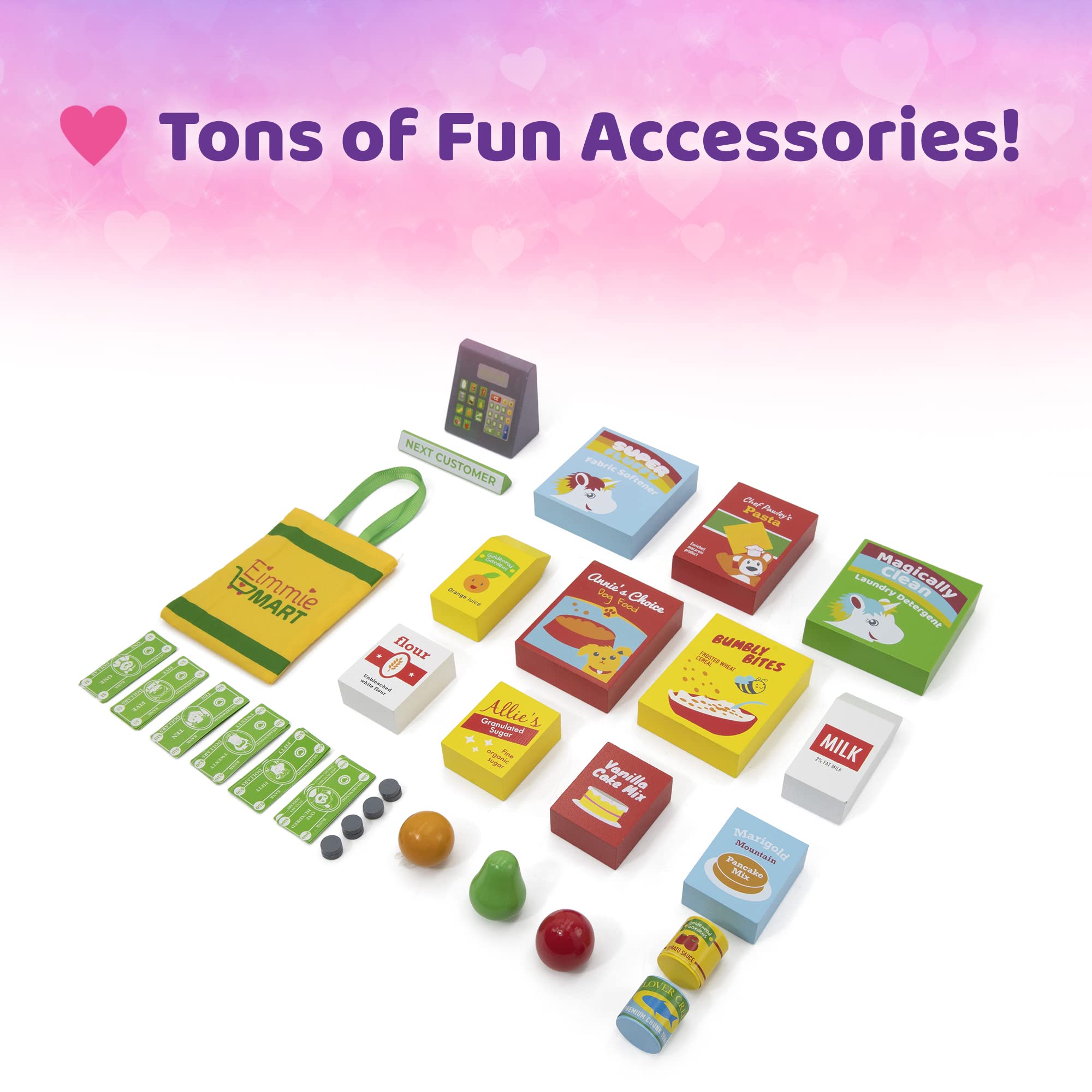 Playtime by Eimmie canned goods set adds authentic grocery-store detail