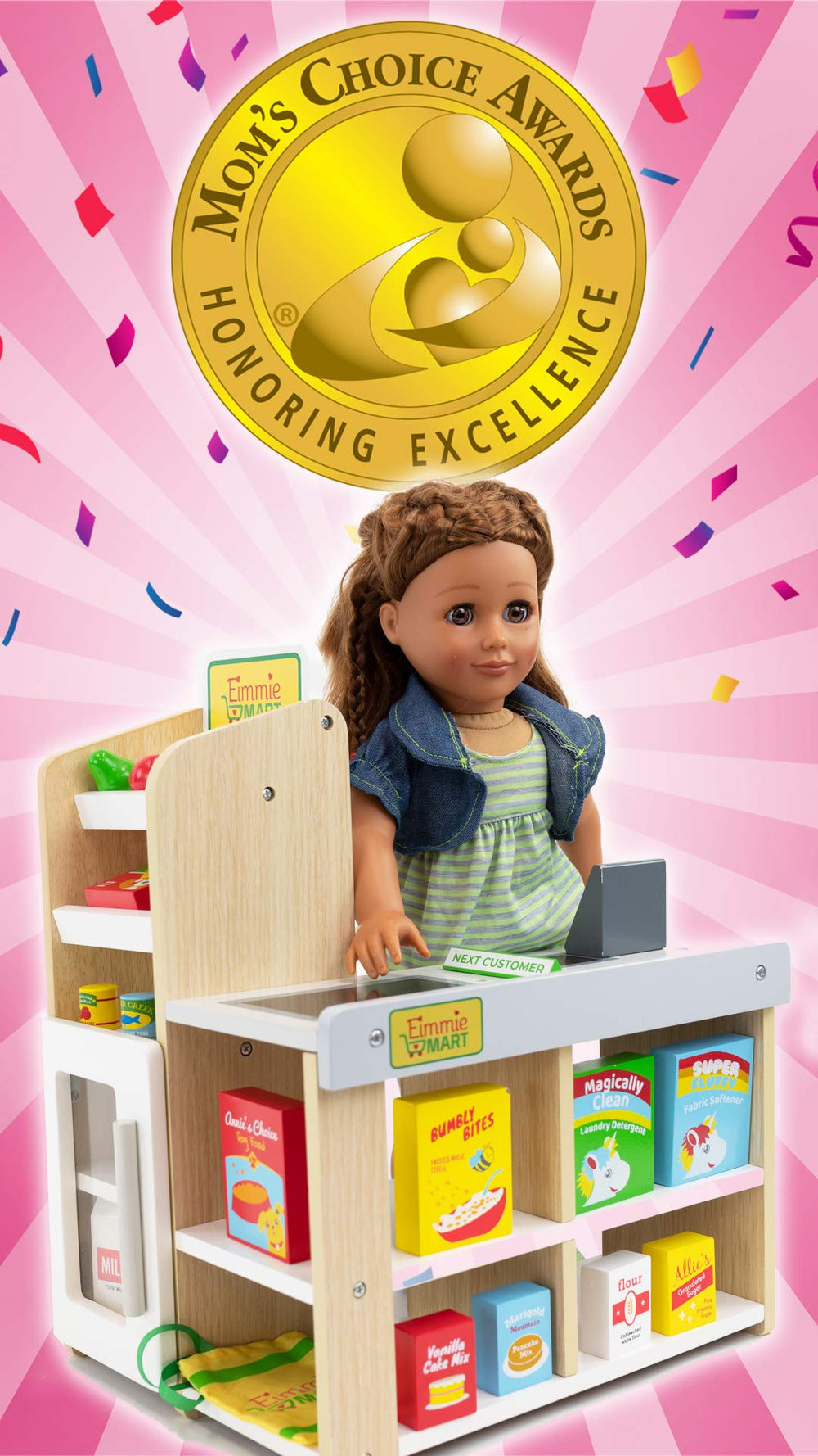 Playtime by Eimmie cash register for pretend checkout and math practice