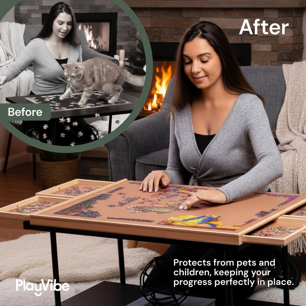 PlayVibe compact puzzle board design fits small spaces