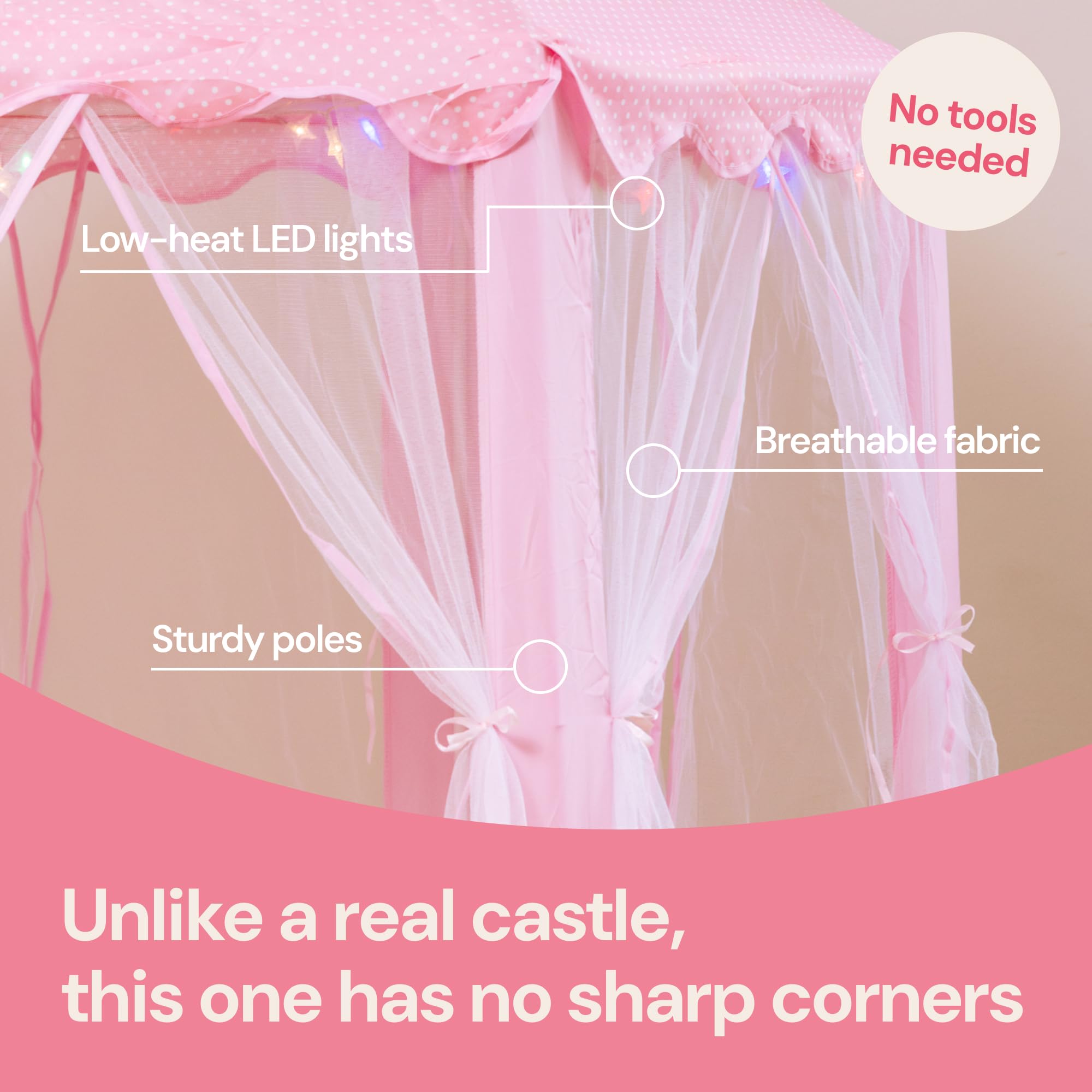 Portable carry bag supports on-the-go play and travel.