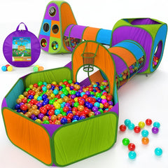 Playz 5-piece pop-up tent set for indoor or outdoor fun