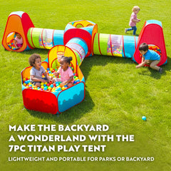 Playz ball pit area designed for sensory play and creative exploration.