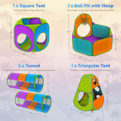 Playz basketball hoop playhouse encouraging active play