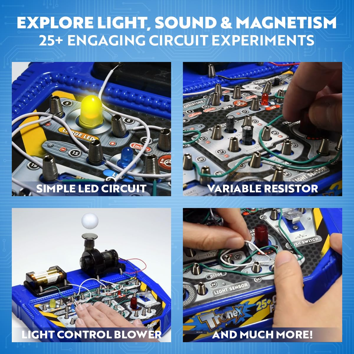 Playz STEM kit supports hands-on learning with real-world circuit concepts