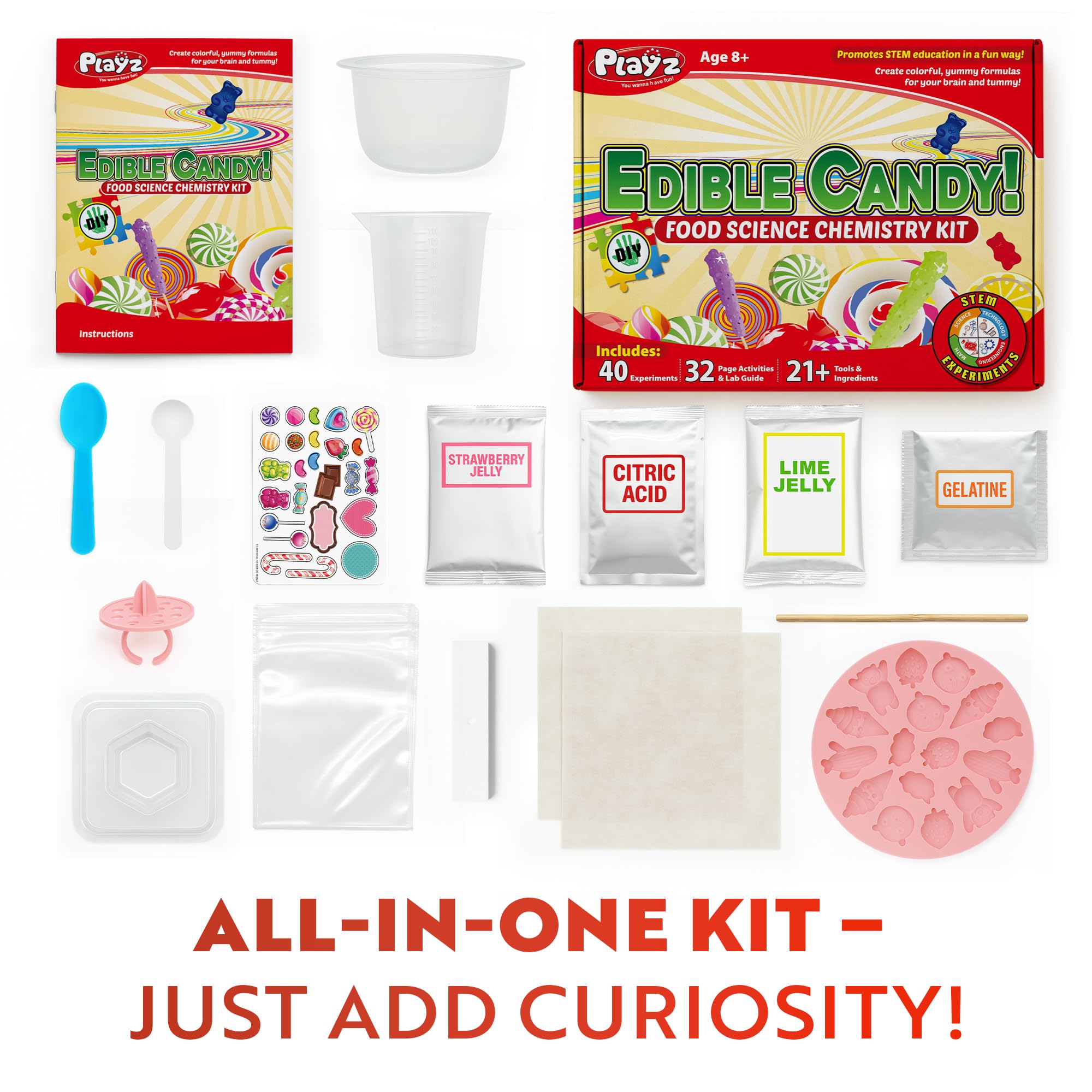 Playz Edible Candy Kit kids chocolate crafting demonstrates creativity and STEM in action.