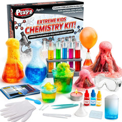 Playz Extreme Chemistry Set foaming volcano for engaging hands-on science at home