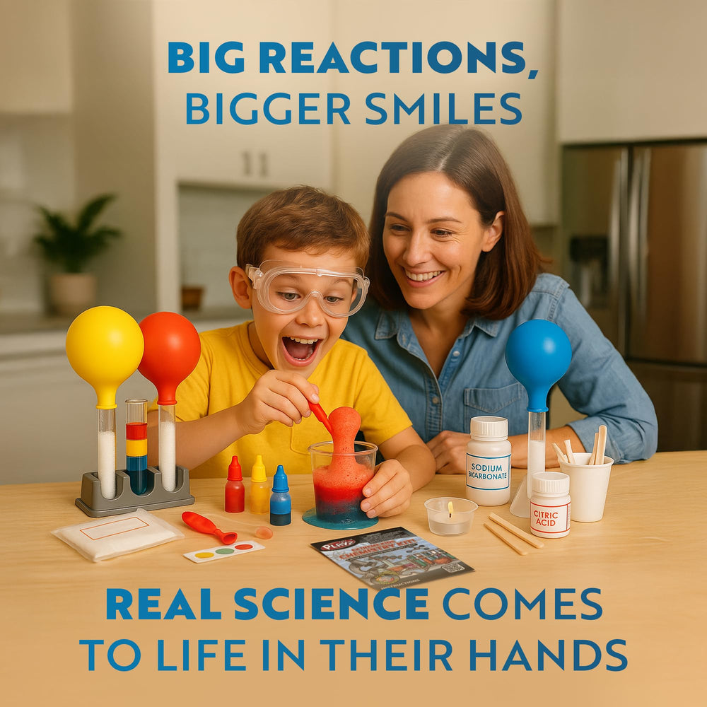 Playz Extreme Chemistry Set storage system keeps a tidy home lab