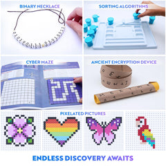 Playz pixelated pictures craft activity creates visual pattern recognition