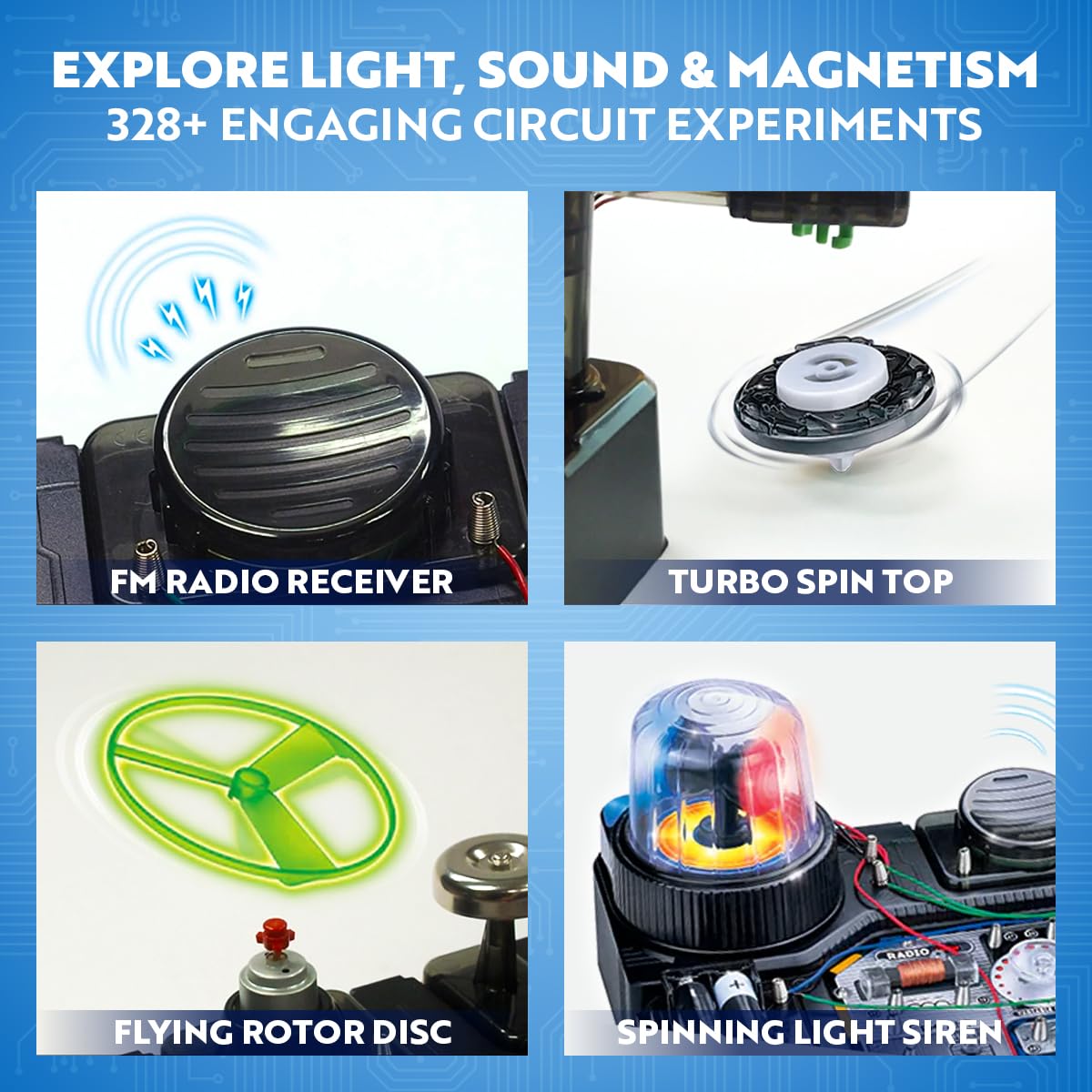 Playz magnetic assembly module illustrating magnetic science in action.