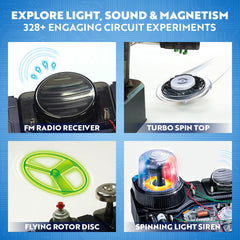 Playz magnetic assembly module illustrating magnetic science in action.
