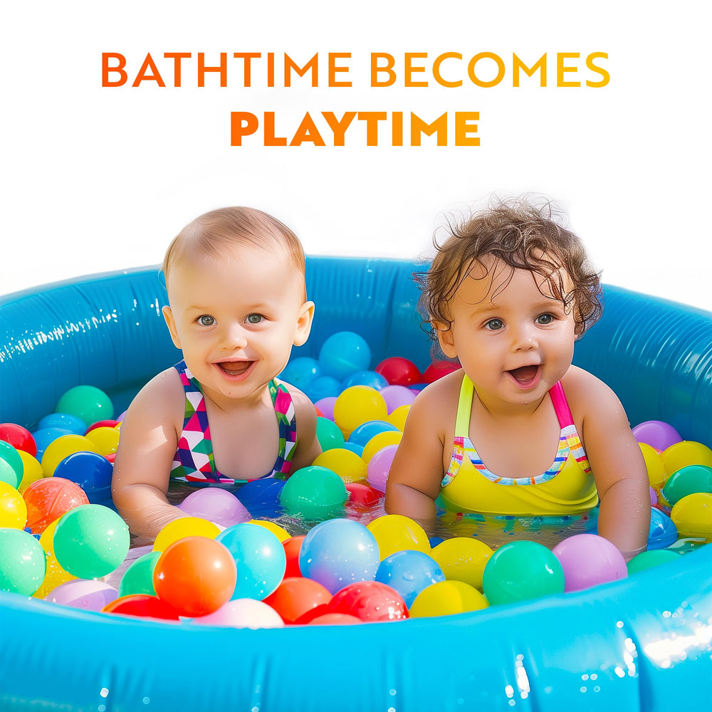 Playz non-toxic BPA-free balls ensure safe tub and pool fun.
