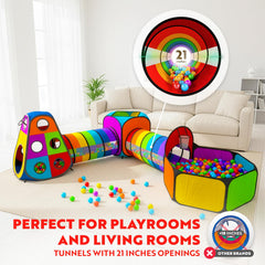 Playz pop-up playhouse frame enables quick, versatile setup.