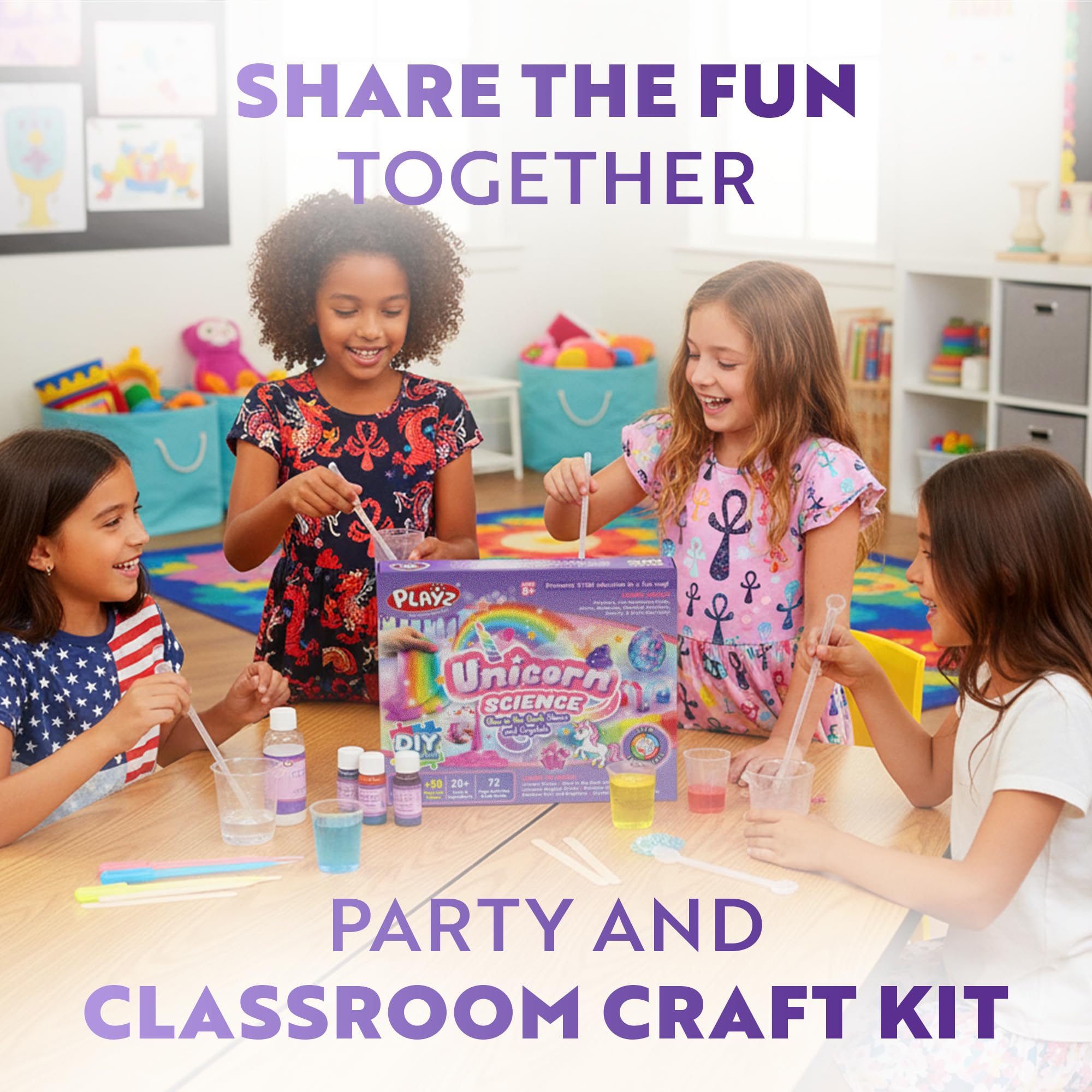 Multicolor putty stretched for tactile play