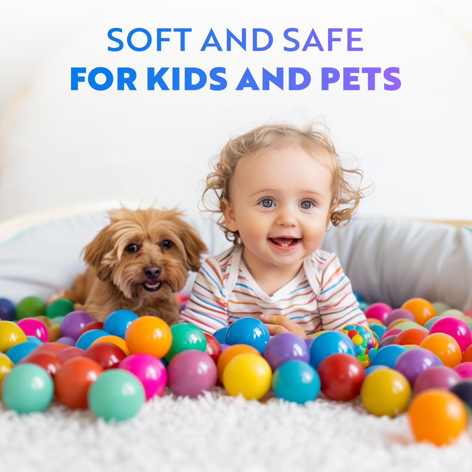 Playz red mini ball pit ball enhances tumbling and stacking games