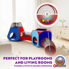 Playz storage bag keeps the 4-piece set organized and portable