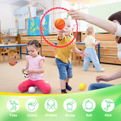 PlayZap soft basketball, gentle for indoor and outdoor toddler play