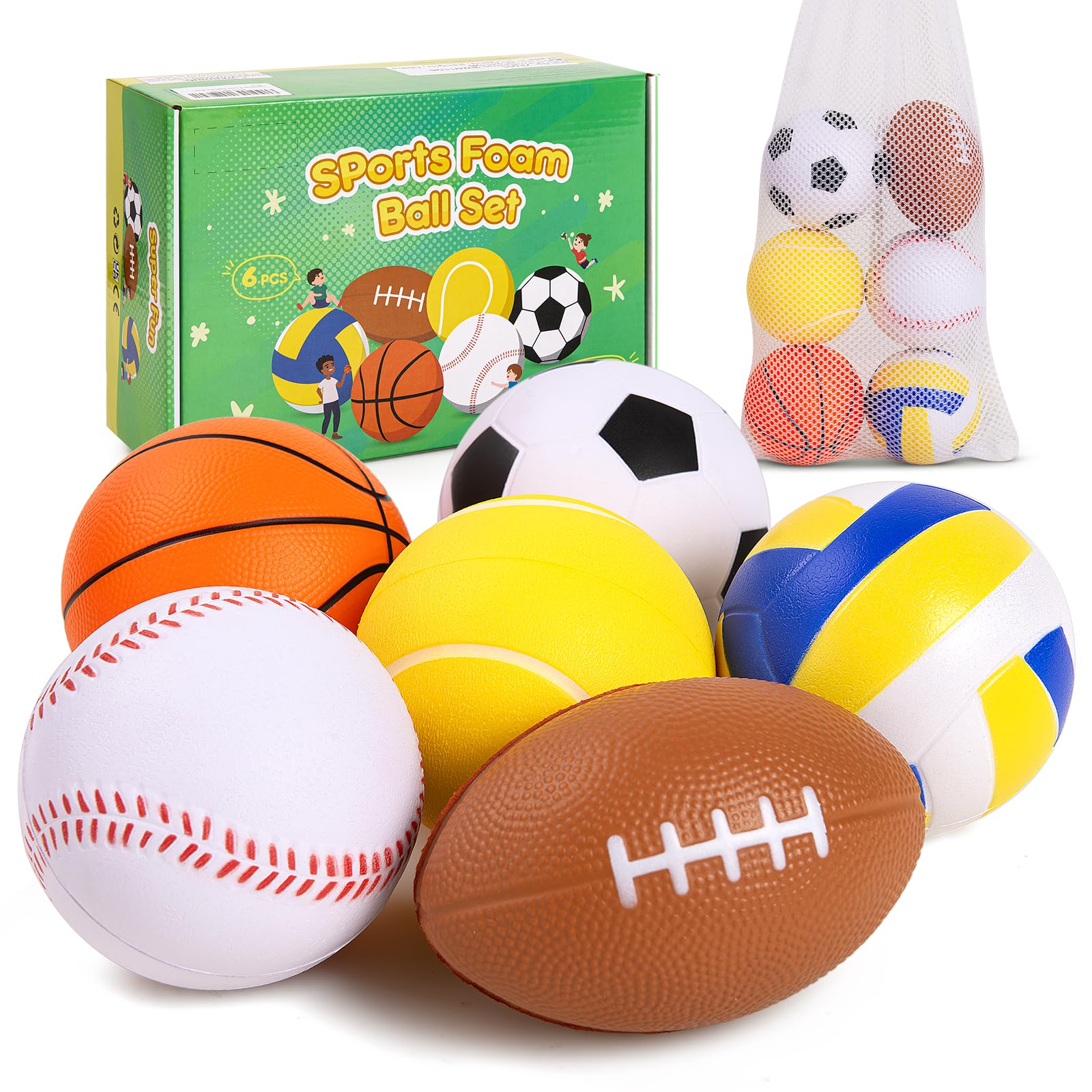PlayZap soft football ball for toddlers' safe tossing and coordination
