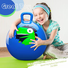 Durable thickened material supports enthusiastic bouncing and long inflation.