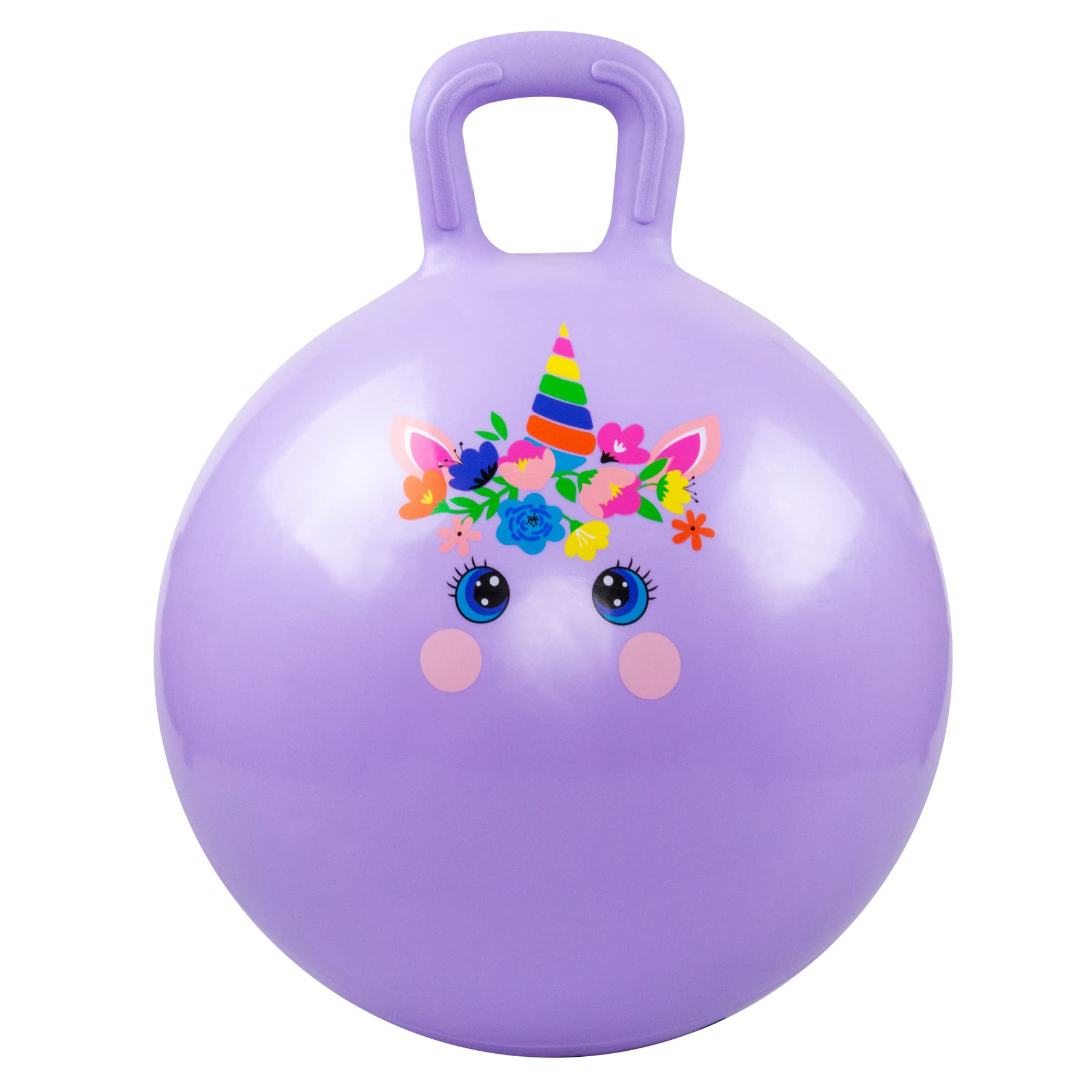 PlayZap hopper ball with handle offers secure grip for safe indoor and outdoor play