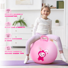 PlayZap hopper used indoors and outdoors for versatile play.