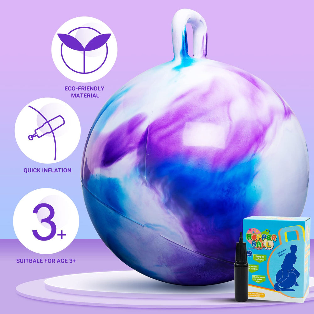 Durable thickened material supports long-lasting bouncing fun.