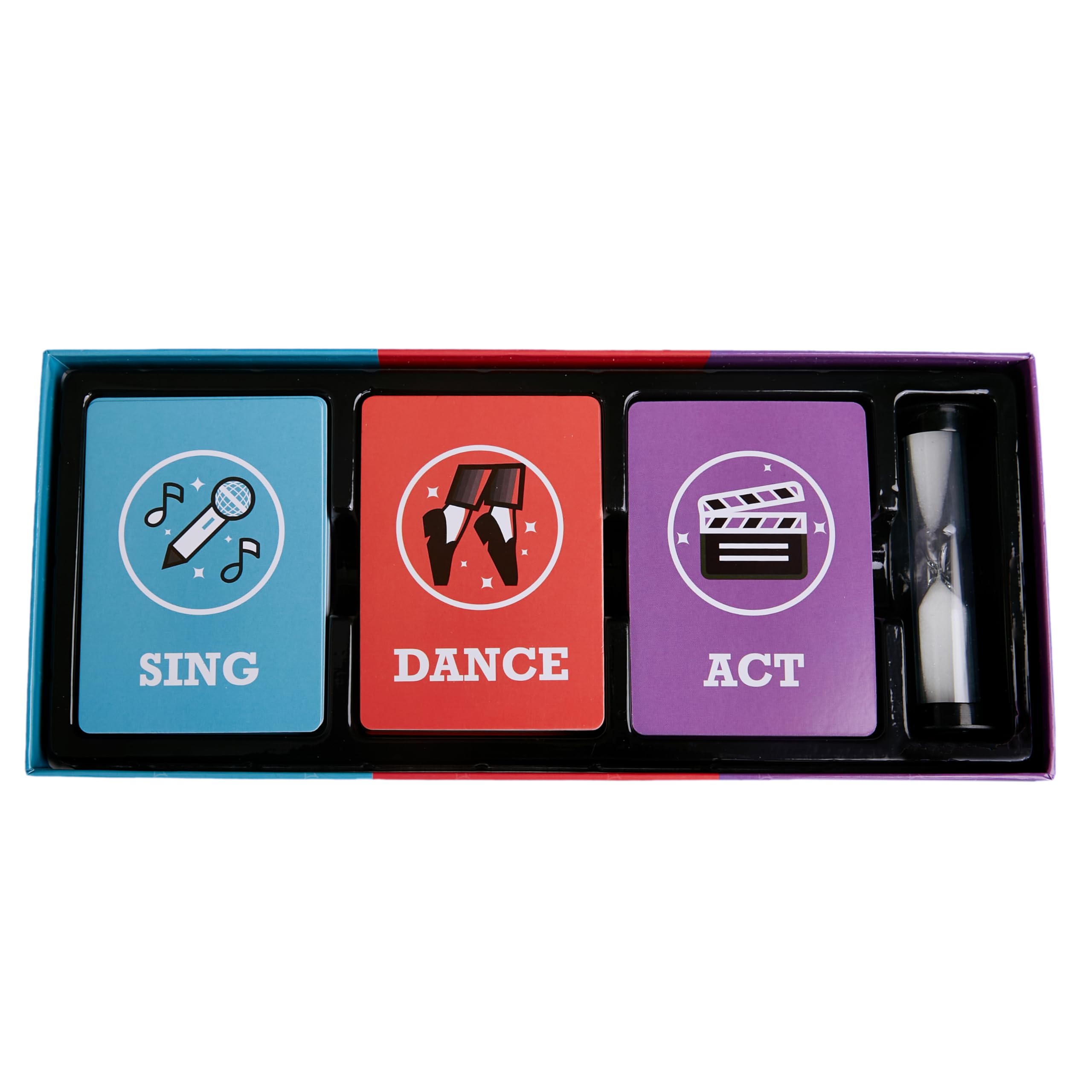 Plearn Pieces Sing, Dance, Act acting-scene card invites playful acting and teamwork.