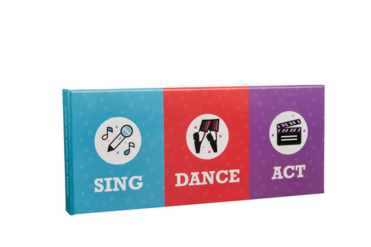 Plearn Pieces Sing, Dance, Act dance-move visual prompts energetic group play.