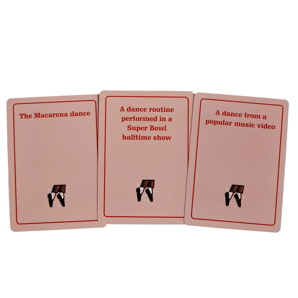 Plearn Pieces Sing, Dance, Act game-night-fun card set brings friends together.