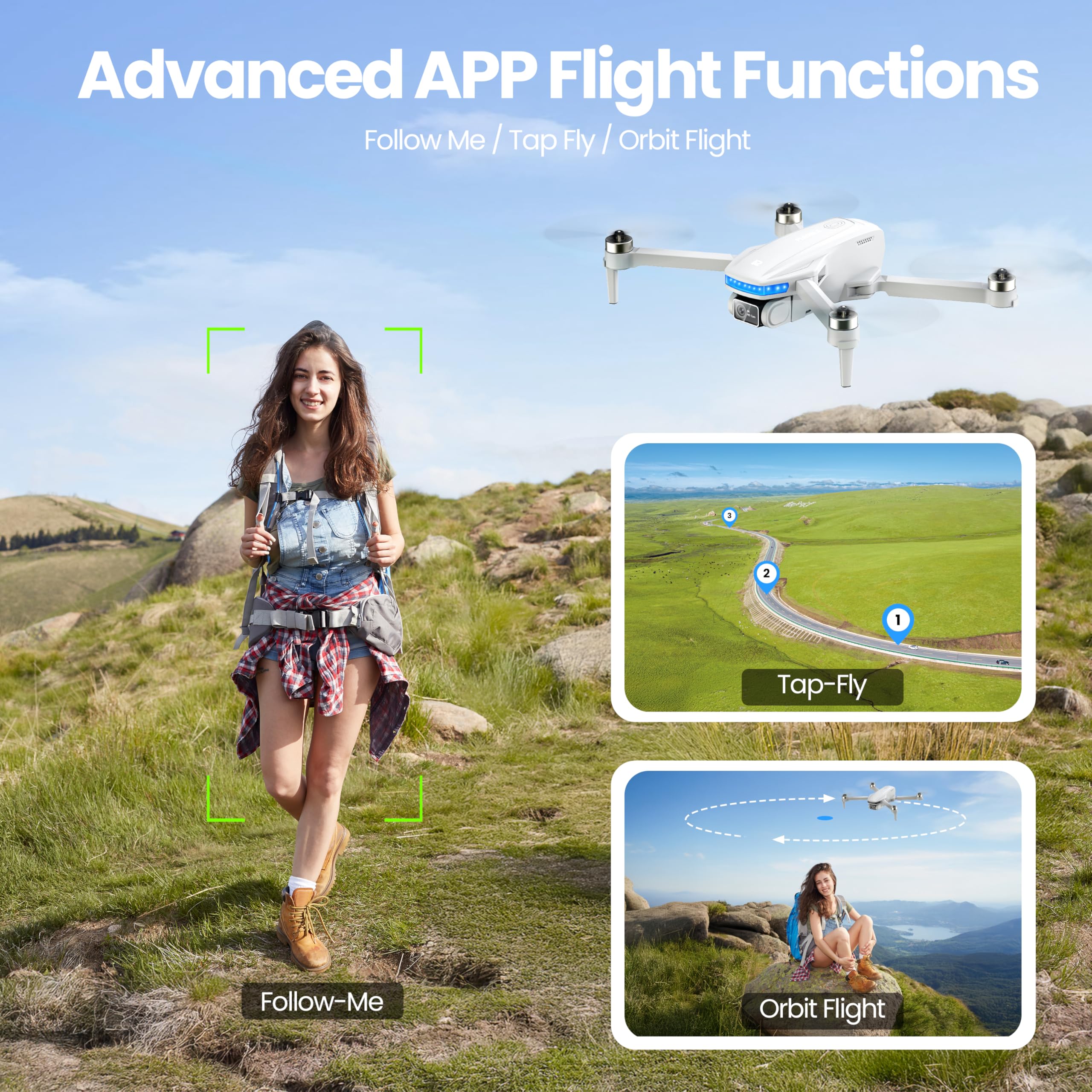 PLEGBLE PL715 camera angle adjust feature for versatile shots
