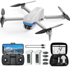 PLEGBLE PL715 folded drone in carrying case for easy travel