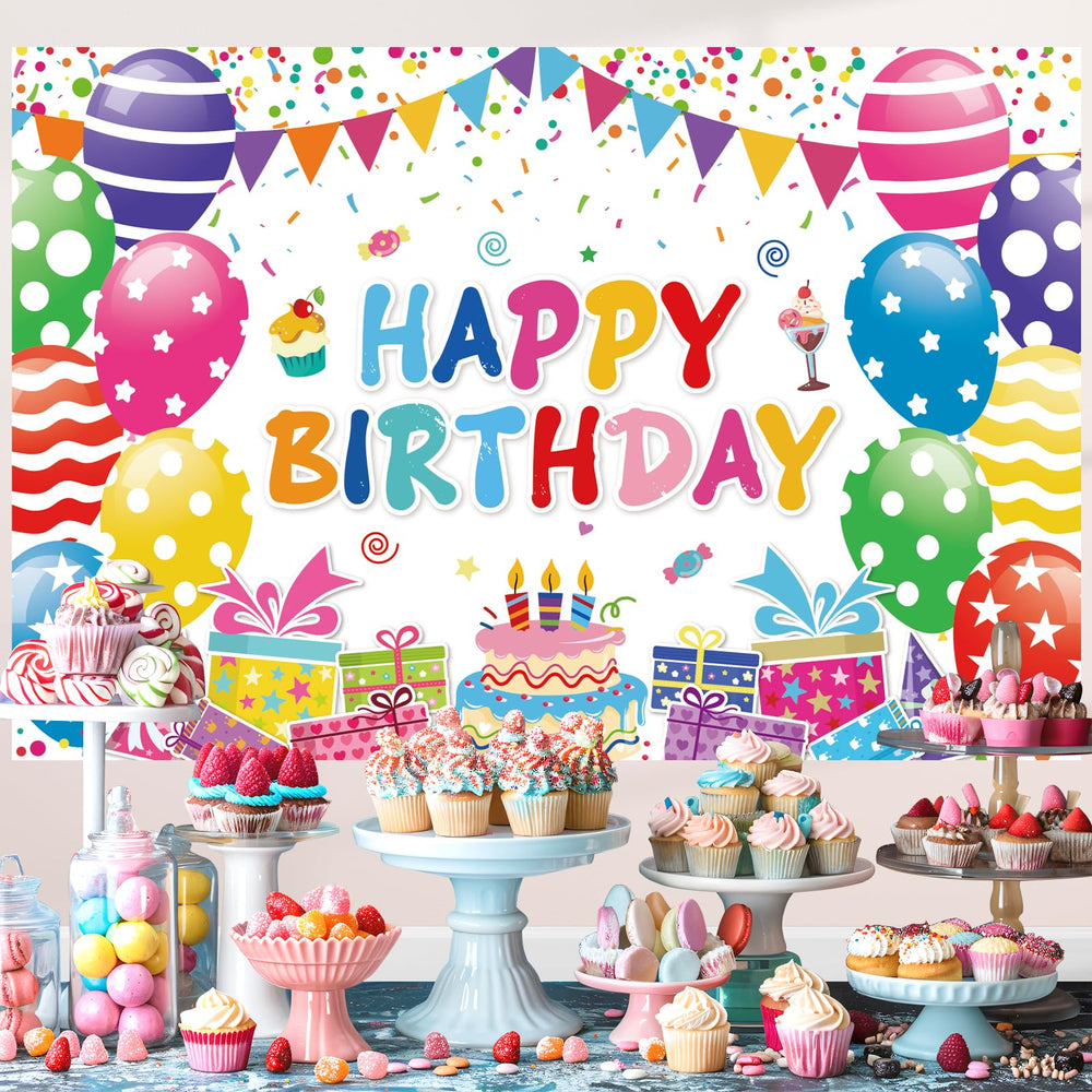 Pleituuiy birthday backdrop 5x3 ft anchors photos and scenes