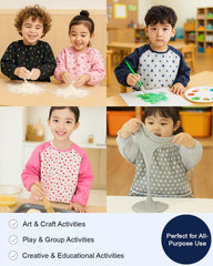 Plie cotton-lined neckline and cuffs reduce irritation on sensitive skin