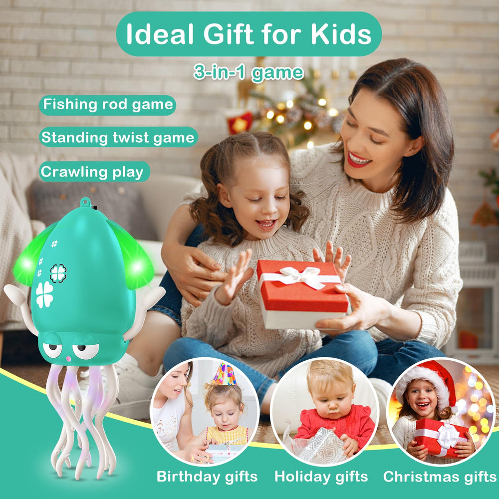 Plnmlls Colorful Octopus Toy encouraging visual tracking and play