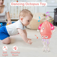 Plnmlls Dancing Octopus Toy detachable fishing rod enables imaginative pretend play.