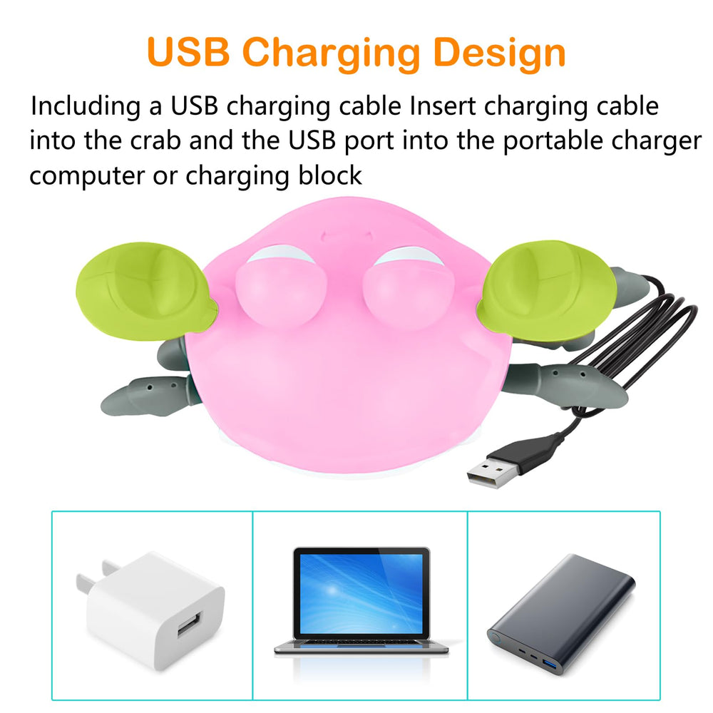 Plnmlls Rechargeable Crab Toy with long-lasting play sessions.