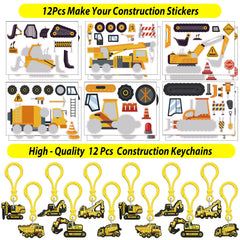 PLOUGVI construction kit Make-a-Face stickers for DIY crafts.