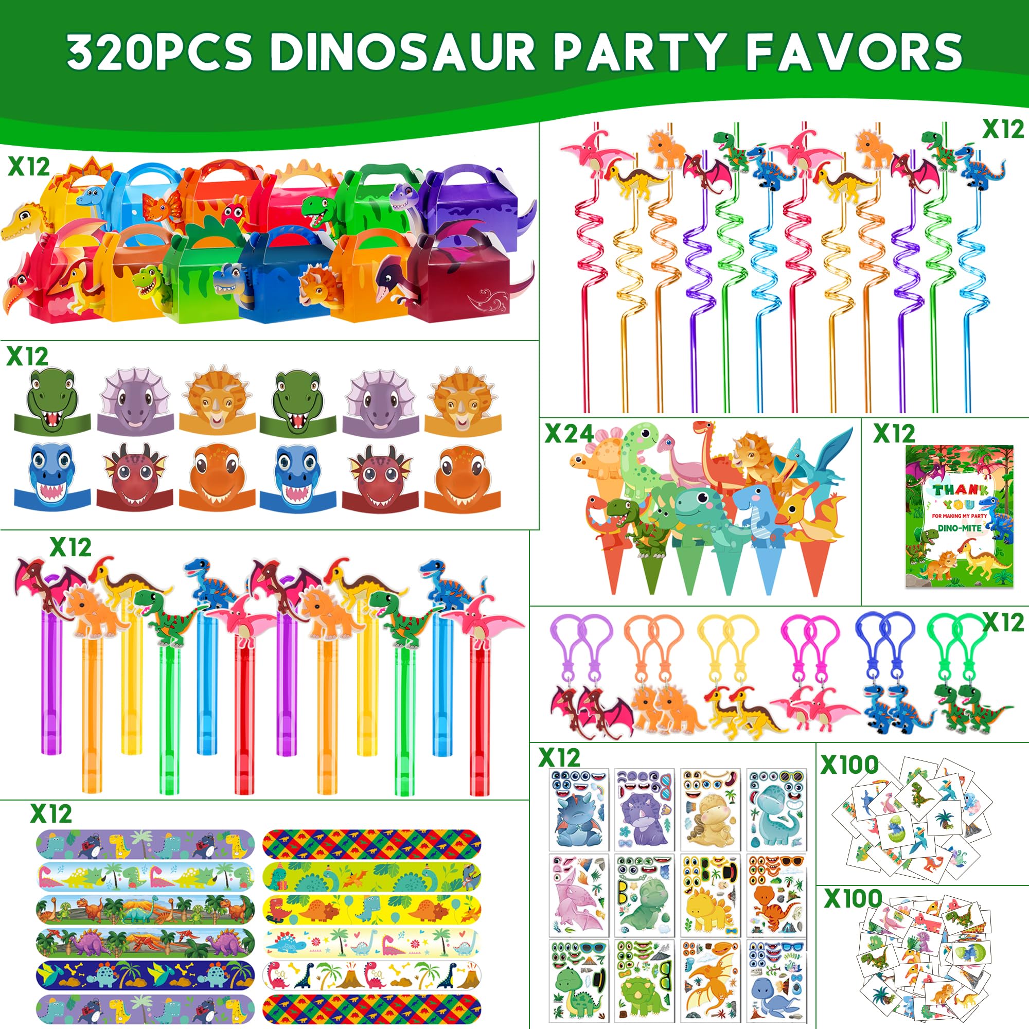 PLOUGVI dinosaur cake toppers enhance desserts with playful prehistoric charm
