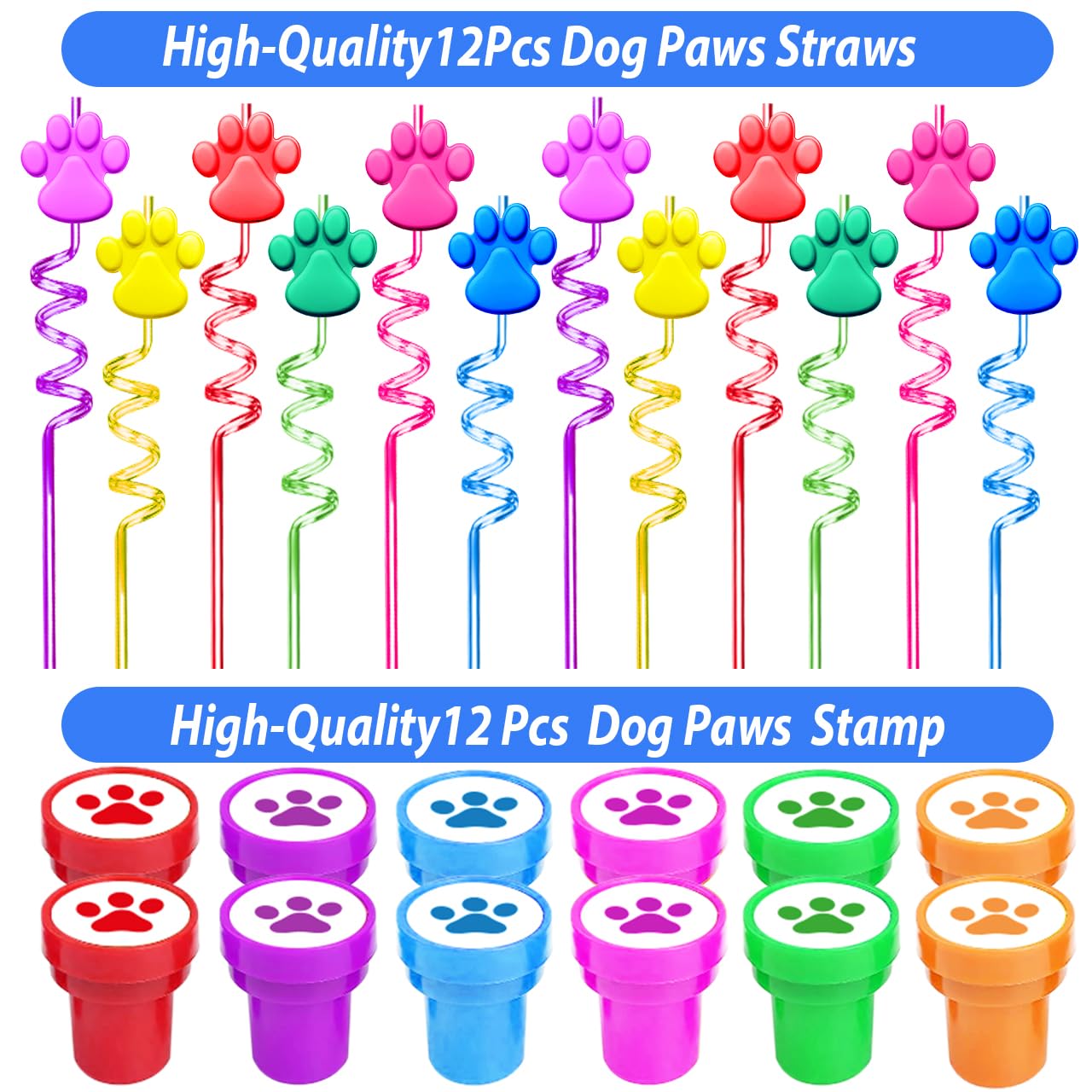 PLOUGVI Paw Treat Bags holding sweets for guests.