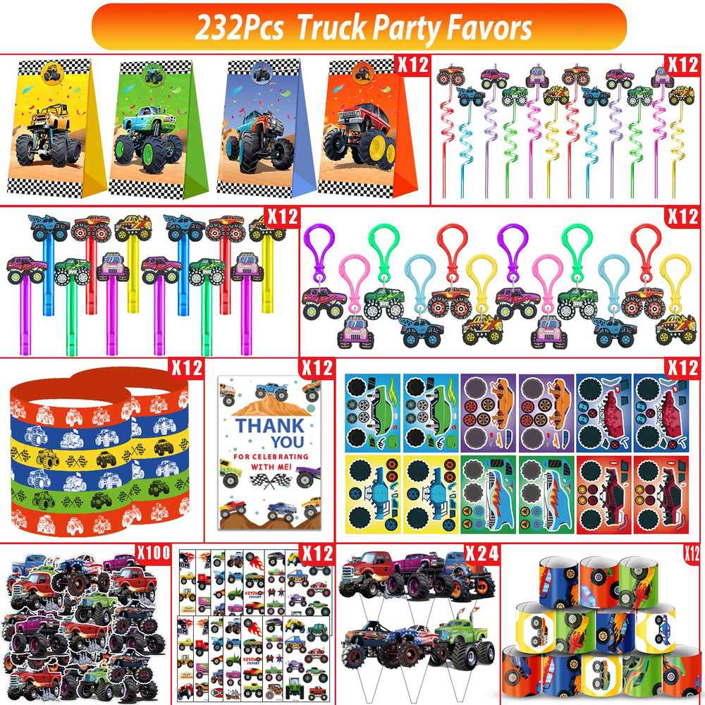 PLOUGVI truck charm bubble wand adds playful party flair.