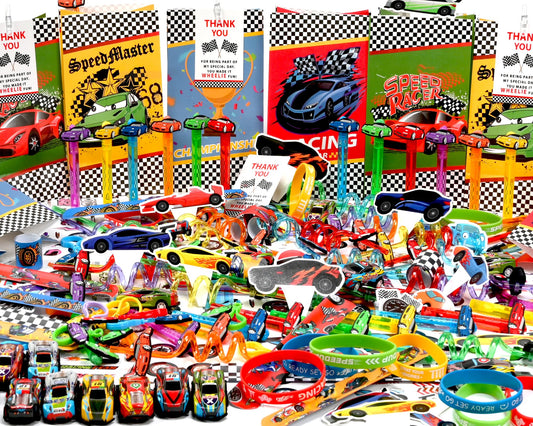 PLOUGVI crazy straws add sipping fun at race car themed parties.