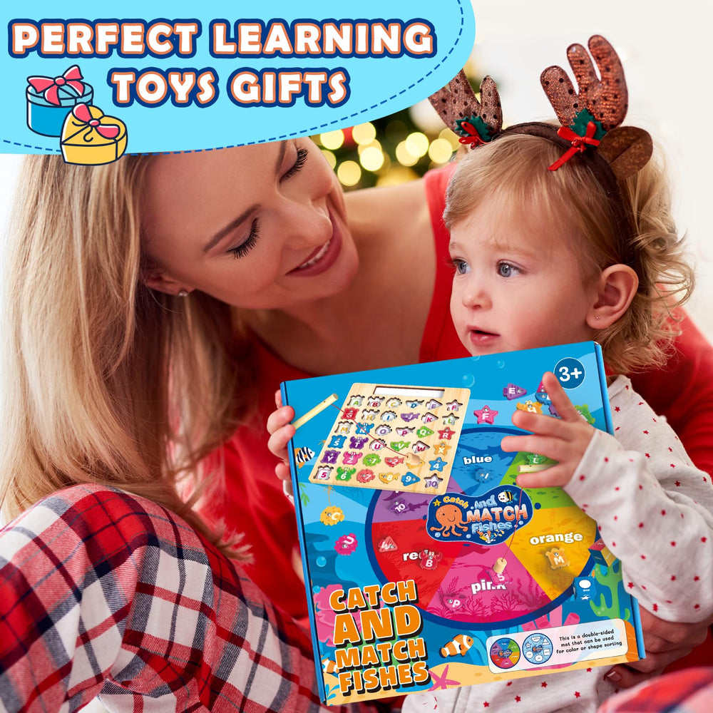 Plunack Alphabet Fishing Game gift-ready packaging for 3- to 7-year-olds