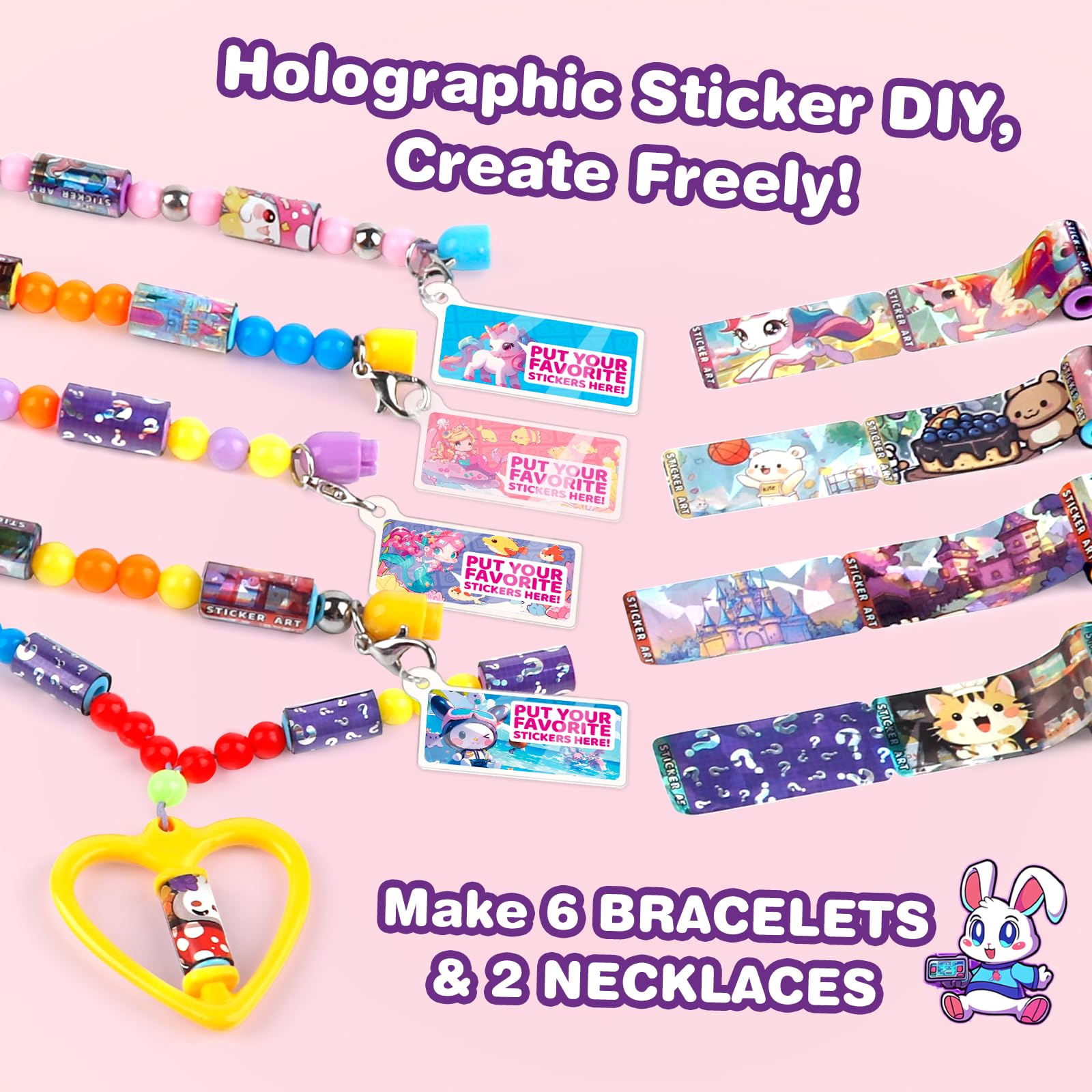 Plunack charm labels and heart pendants for adorable accessories