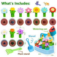 Plunack pots labeled 1–10 encourage early counting during play.